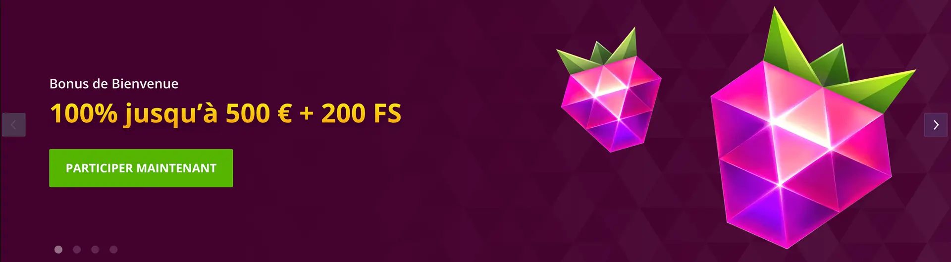 Malina Casino Banner